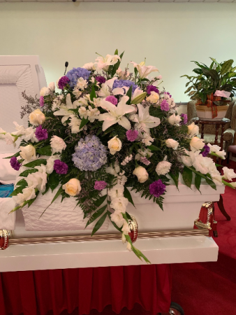 Elegant Remembrance Casket Spray