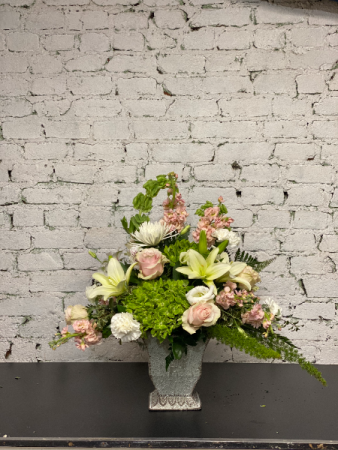 elegantly pastel vase