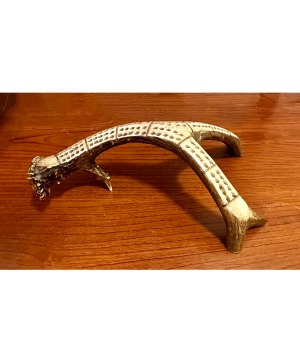 Elk Antler Cribbage Board 