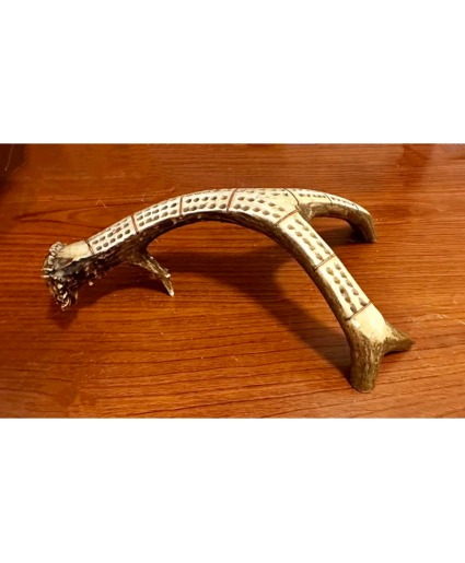 Elk Antler Cribbage Board 