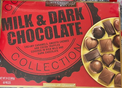 Elmer chocolate Valetines Day