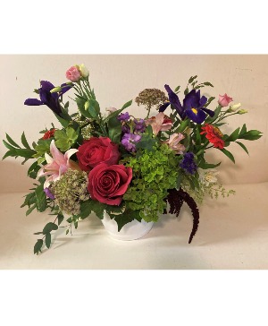 Emerald Elegance Center piece