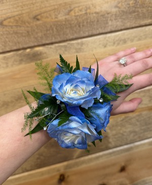 Enchanted Blue Corsage 