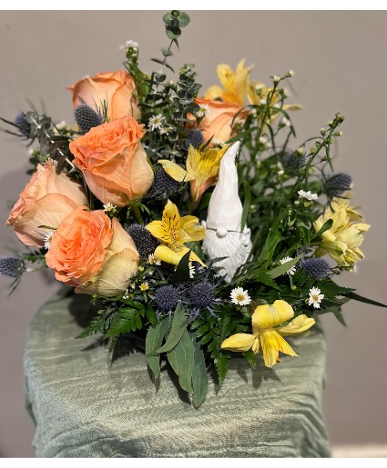 Enchanted Garden Dish arrangement