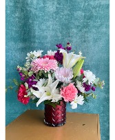 ENCHANTED HEARTS FLOWER ARRANGEMENT