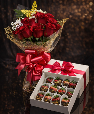 Enchanted Rose & Chocolate Set Call Us for Faster Service & Daily Specials: (915) 303-8500 Text Us to Order Anytime: (915) 505-3708 Your trusted source for Flowers & Delivery in El Paso TX
