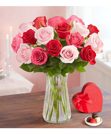 Enchanted mix Rose & chocolate gift set