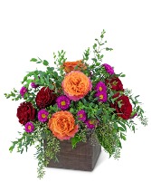 Enchanted Rosewood Flower Arrangement