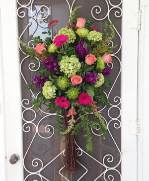 Enchanting Pinks & Purples Hanging Arrangement