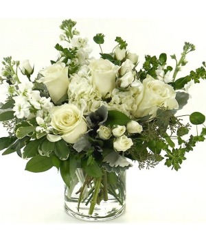 Serene Whites in Vase 