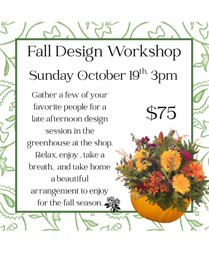 Fall Design Workshop Design Workshop