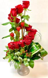 Infinite Love Rose Centerpiece