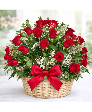 Endless Love Rose Basket Call Us for Faster Service & Daily Specials: (915) 303-8500 Text Us to Order Anytime: (915) 505-3708 Your trusted source for Flowers & Delivery in El Paso TX