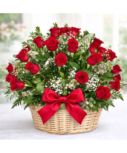Endless Love Rose Basket Call Us for Faster Service & Daily Specials: (915) 303-8500 Text Us to Order Anytime: (915) 505-3708 Your trusted source for Flowers & Delivery in El Paso TX