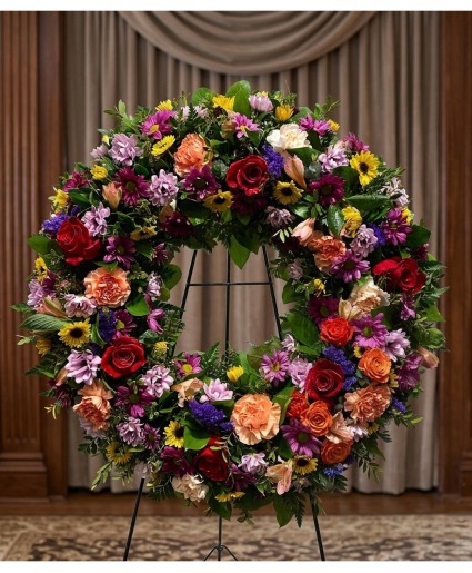 Endless Memories Sympathy Wreath 