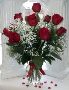 Enduring Passion vase arrangement