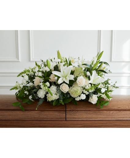 English Garden Casket Spray
