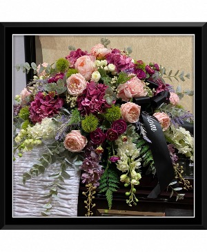 English Garden Casket Spray Casket spray