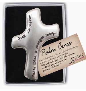Engraved Palm Cross 