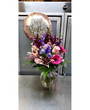Enjoy Your Day Bouquet (Balloon not included)  85.95 100.95 125.95