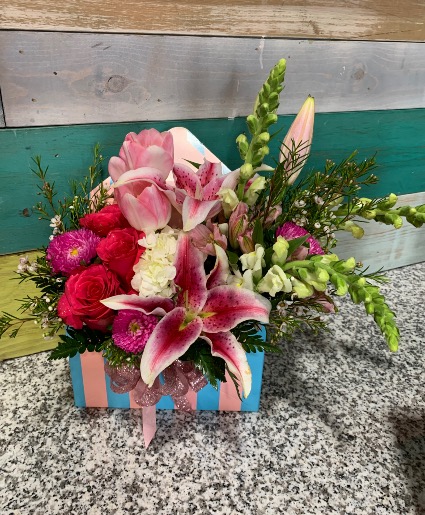 Envelope with flowers  