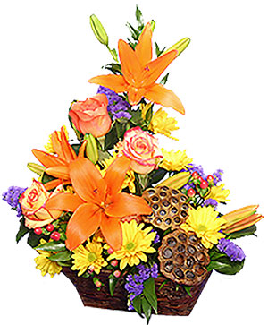 OTOÑO HERMOSO Canasta Floral