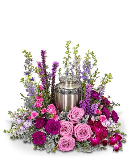 Eternal Embrace Cremation Tribute Flower Arrangement