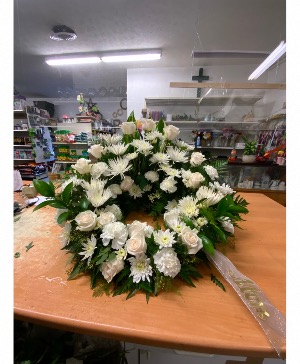 Eternal Embrace Fresh Flower Urn Wreath