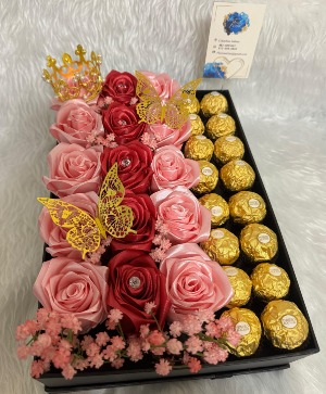 Eternal Flower Arrangements Rectangular Box