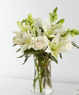 Eternal Friendship All White Arrangement 