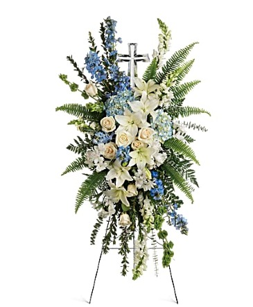 Eternal Grace Spray Easel Spray in Denison, TX | JUDY'S FLOWER SHOPPE