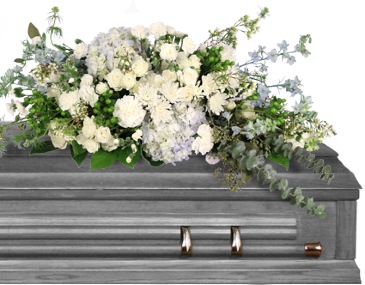 Eternal Nurture Child's Casket Spray in Albany, NY | Ambiance Florals & Events