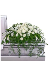 Eternal Peace Casket Spray Funeral Arrangement