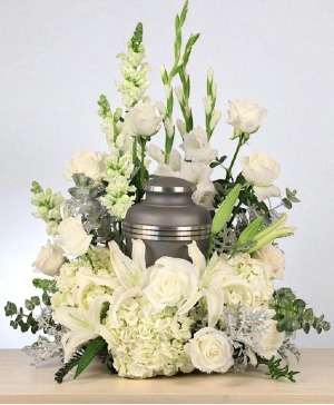 Eternal Peace Urn Cremation Flowers   (urn not included) 