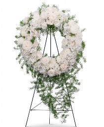 Eternal Peace Wreath Funeral Arrangement