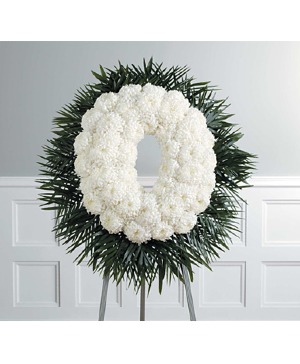 Eternal Peace Wreath Standing Spray