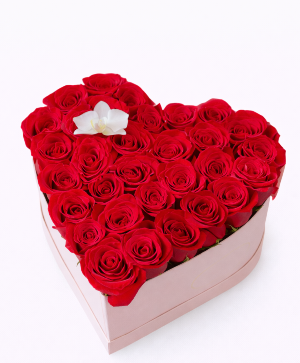 Eternal Romance Heart Floral Arrangement