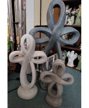 Eternity Cross outdoor cement cross/colors vary