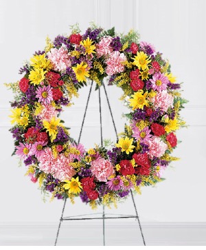 Eternity Wreath T189-8 Easel Spray