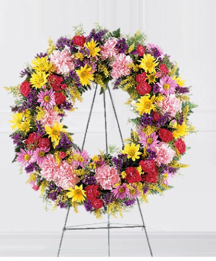 Eternity Wreath T189-8 Easel Spray