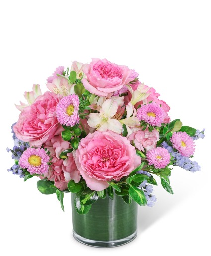Ethereal Pink Clouds Flower Arrangement