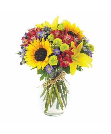 European Garden  Sunflower arrangement