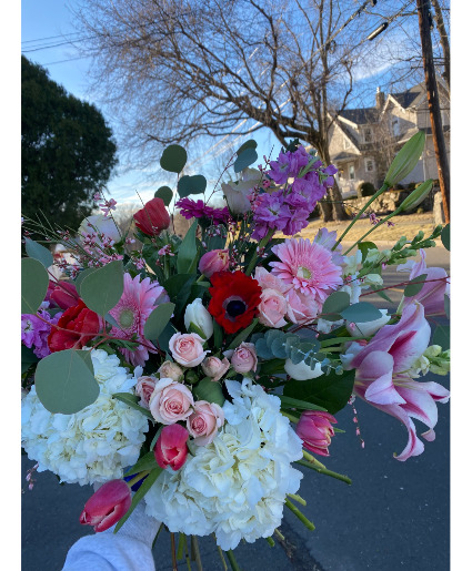 European Hand Wrapped Bouquet Cut Flowers