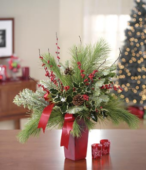 Ever Lasting Evergreen Vase 