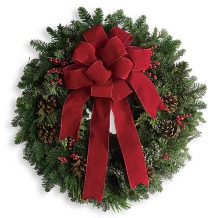 Evergreen Christmas Wreath  