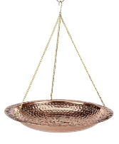 Evergreen Copper Hanging Bird Bath 