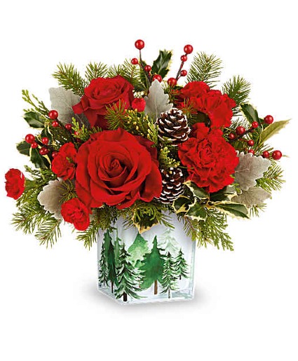 *Florist Exclusive Evergreen Dreams Tree Bouquet  Preorder Pricing in effect until Nov 18th