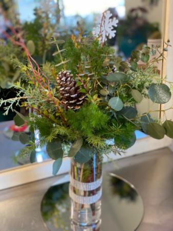  Evergreen Sparkle Holiday arrangement 