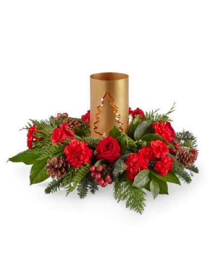 Evergreen Glow Centerpiece 
