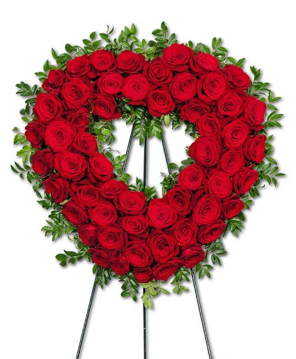 Everlasting Beauty Heart Flower Arrangement